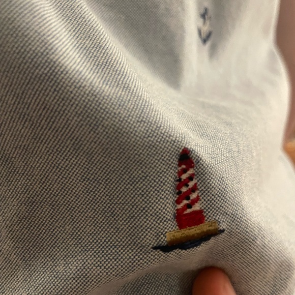 Ralph Lauren Mens Nautical Shirt - Picture 3 of 8